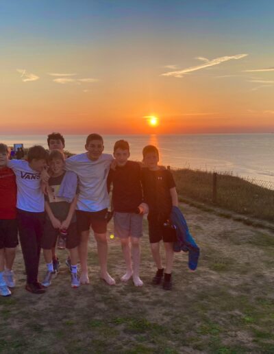 Year 7 go the beach in Norfolk.