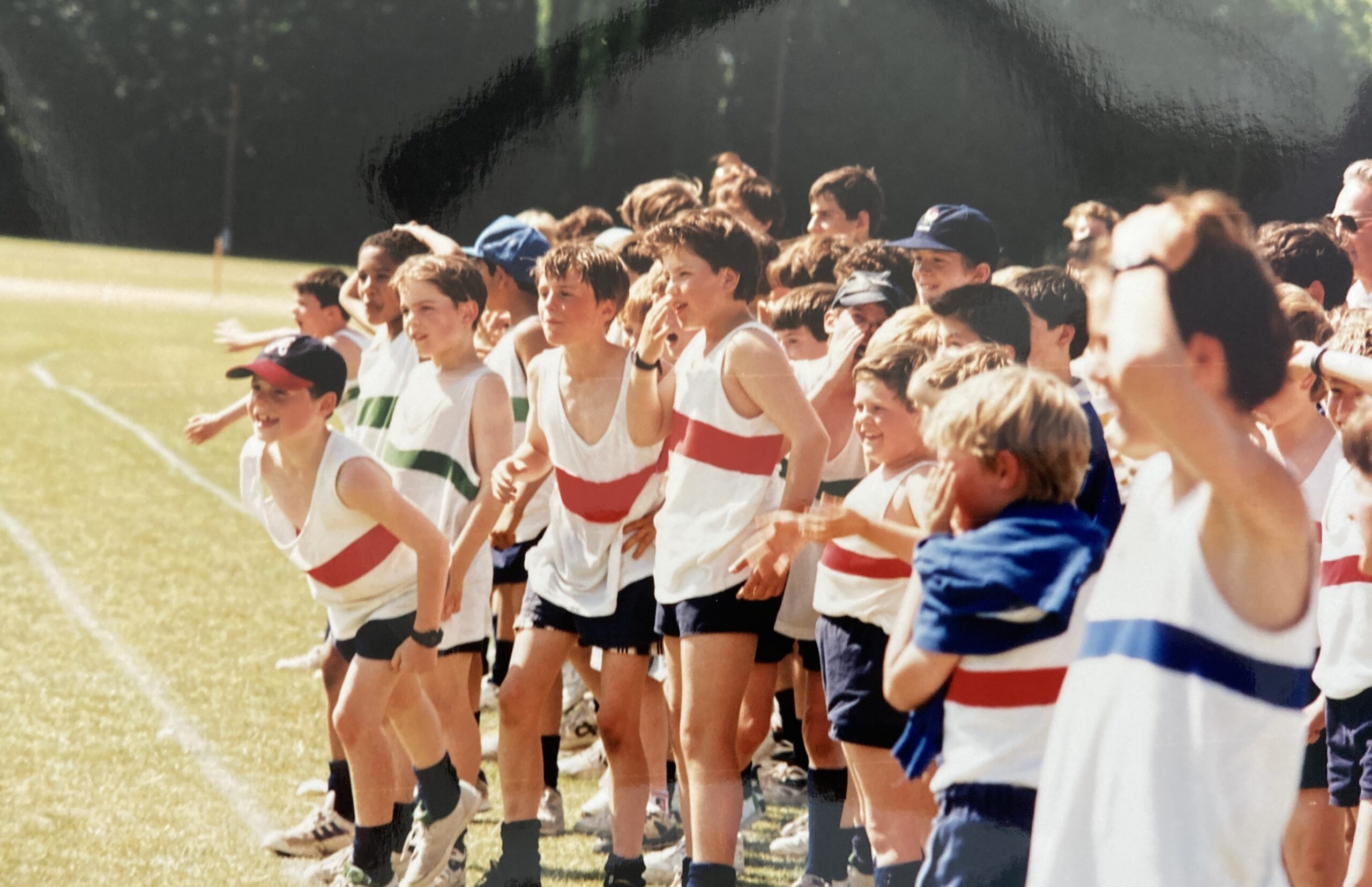 An old photo at Sports Day.